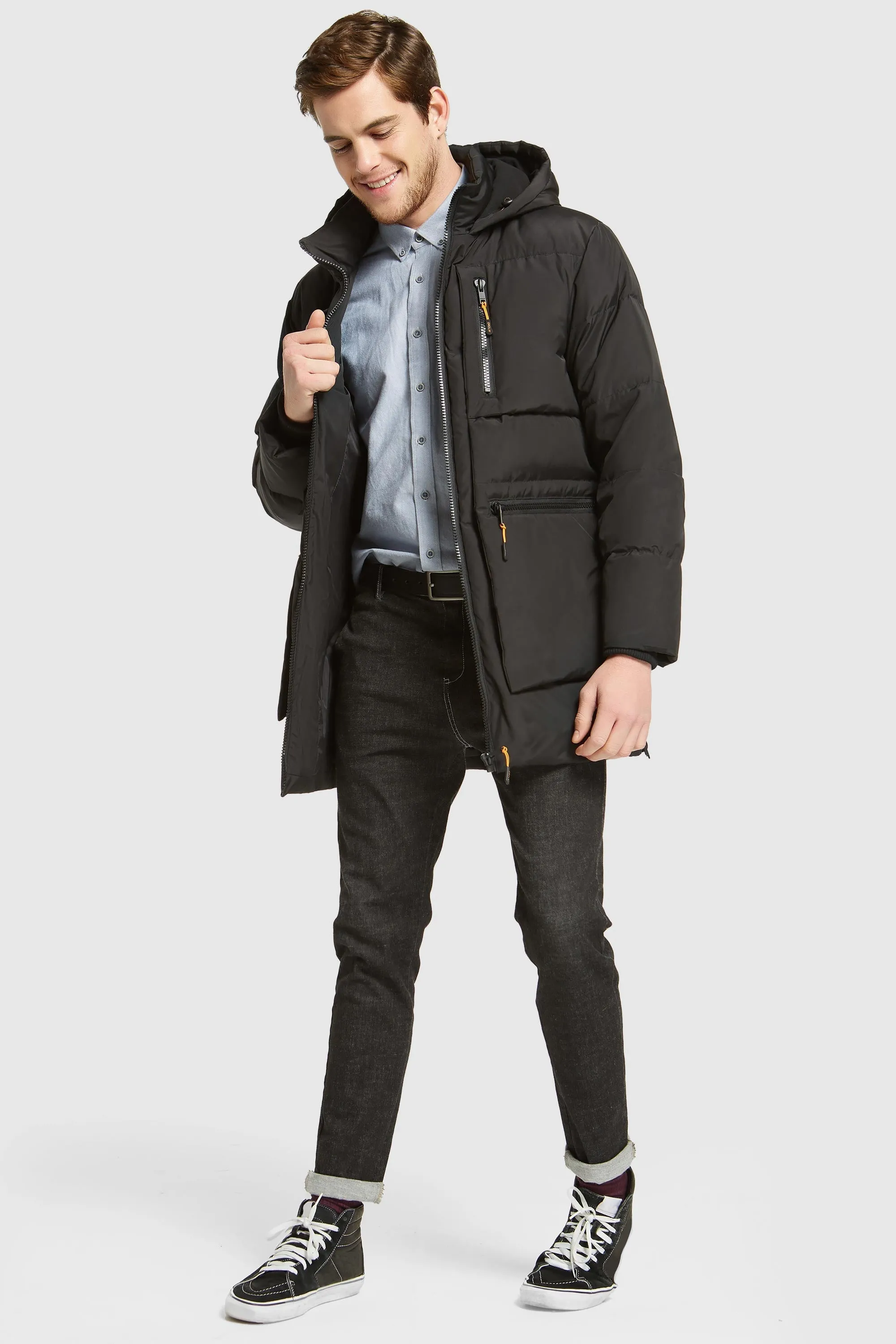 092 Classics Hooded Thickened Down Jacket