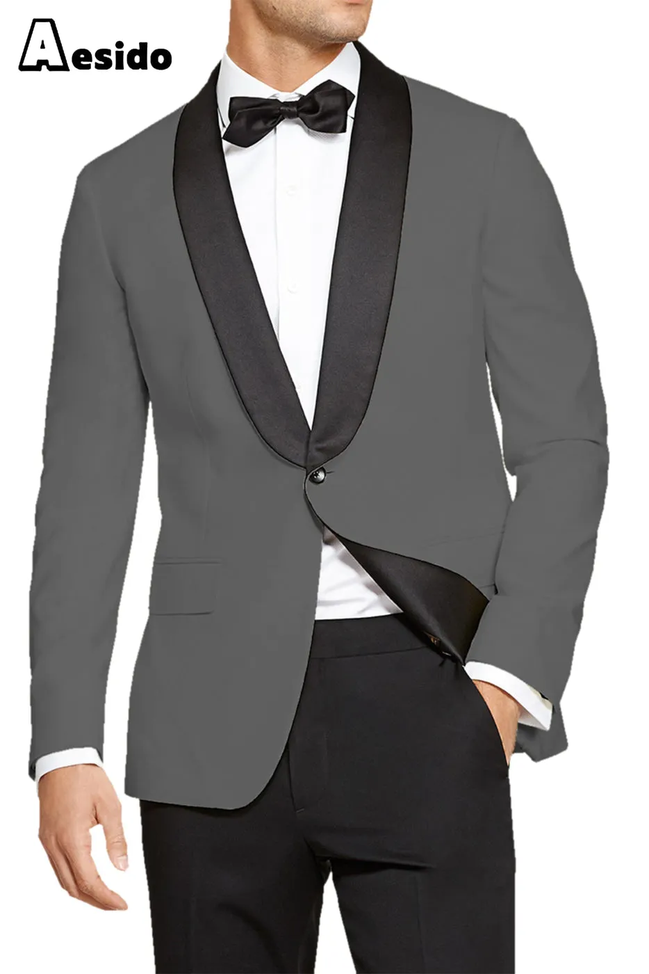 2 Pieces Fashion Shawl Lapel Men's Suit（Blazer Pants）