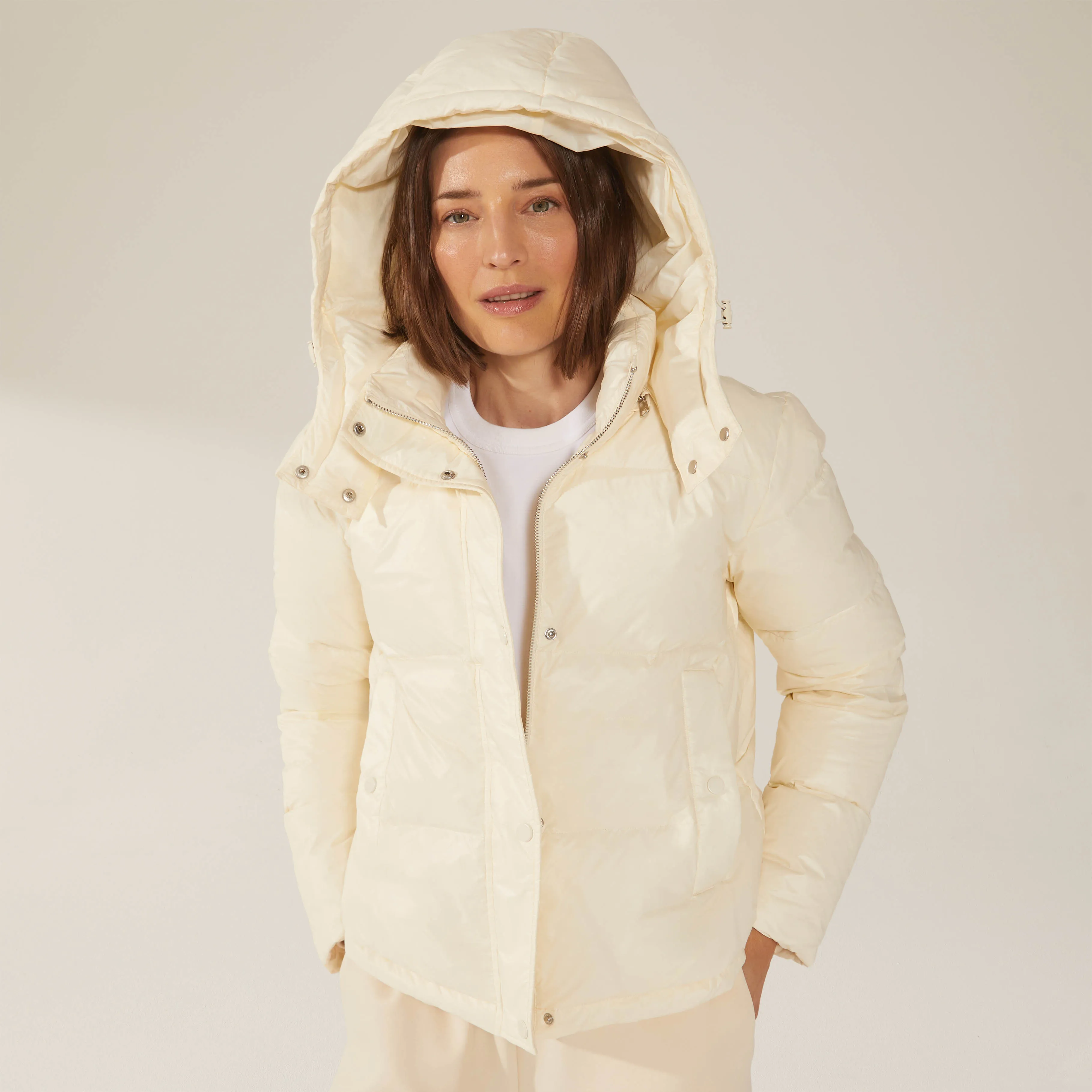 Adeline Hooded Down Puffer Jacket