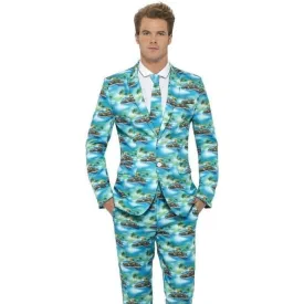 Aloha! Suit Adult Blue