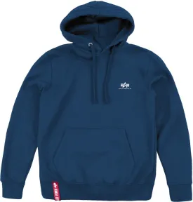 Alpha Industries Alpha Basic Small Logo Hooded Jacket, Dark Blue