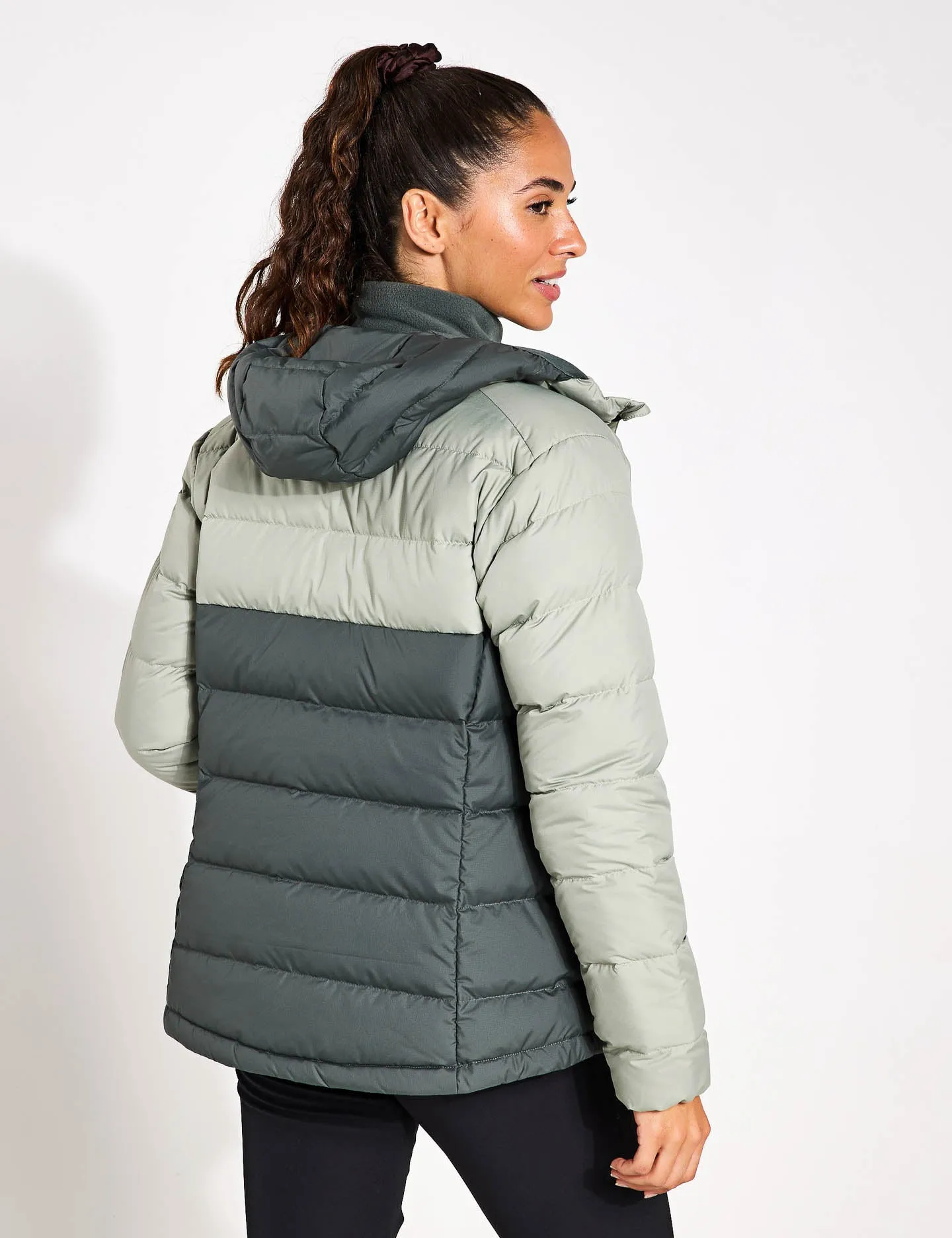 Ather Down Hooded Jacket - Slate Green