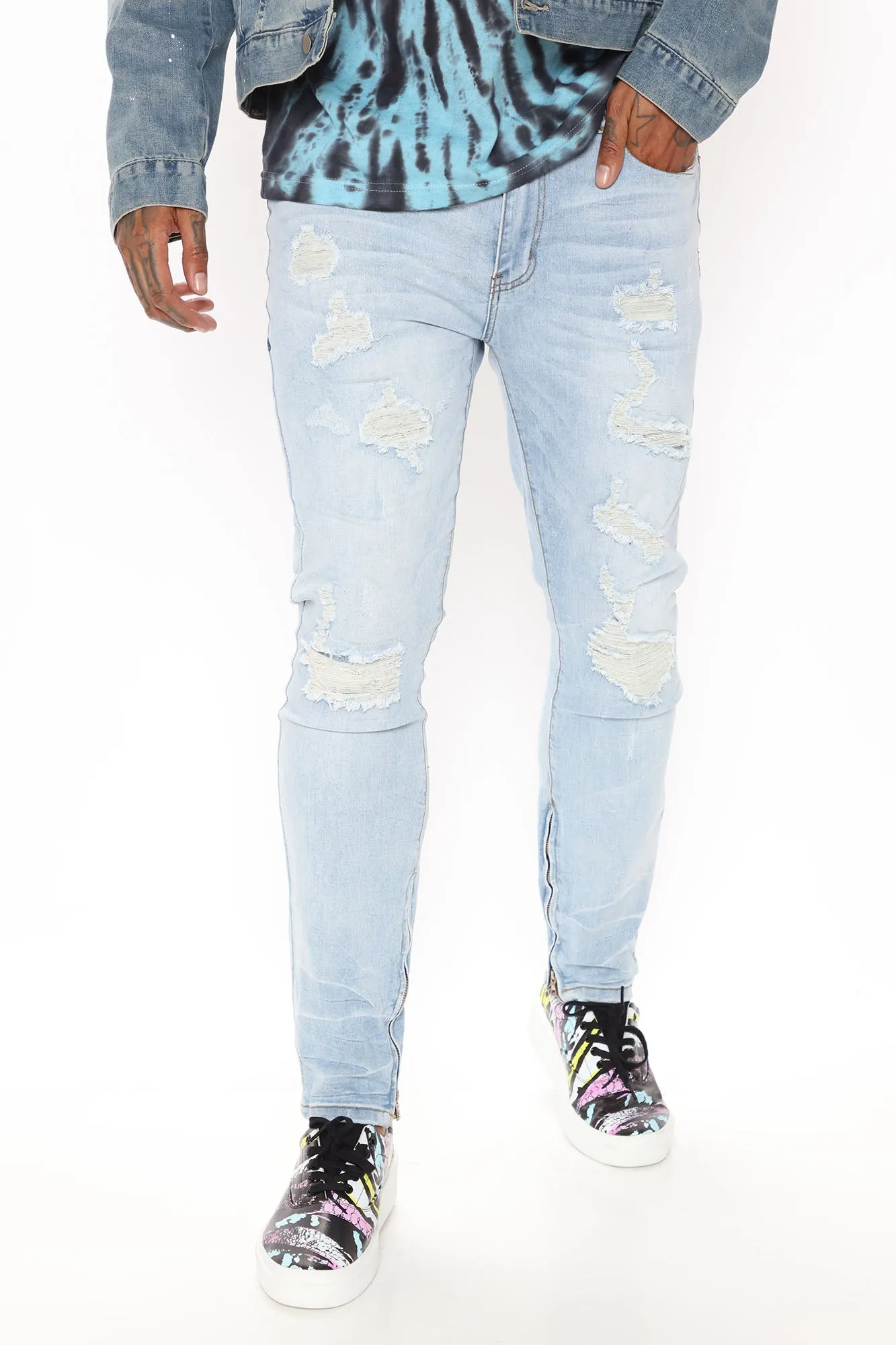 Axel Skinny Jean - Medium Wash