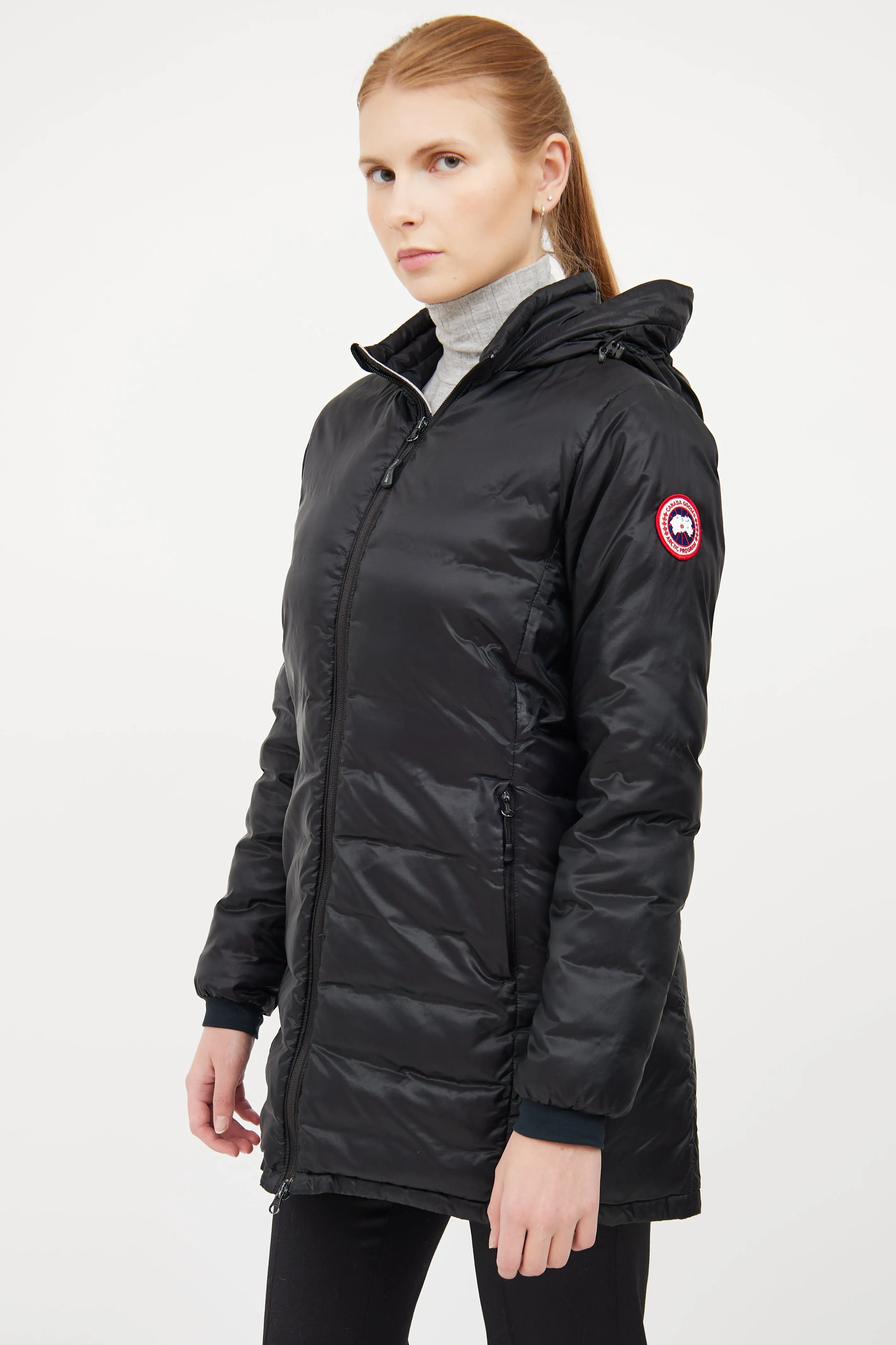 Black Down Camp Jacket