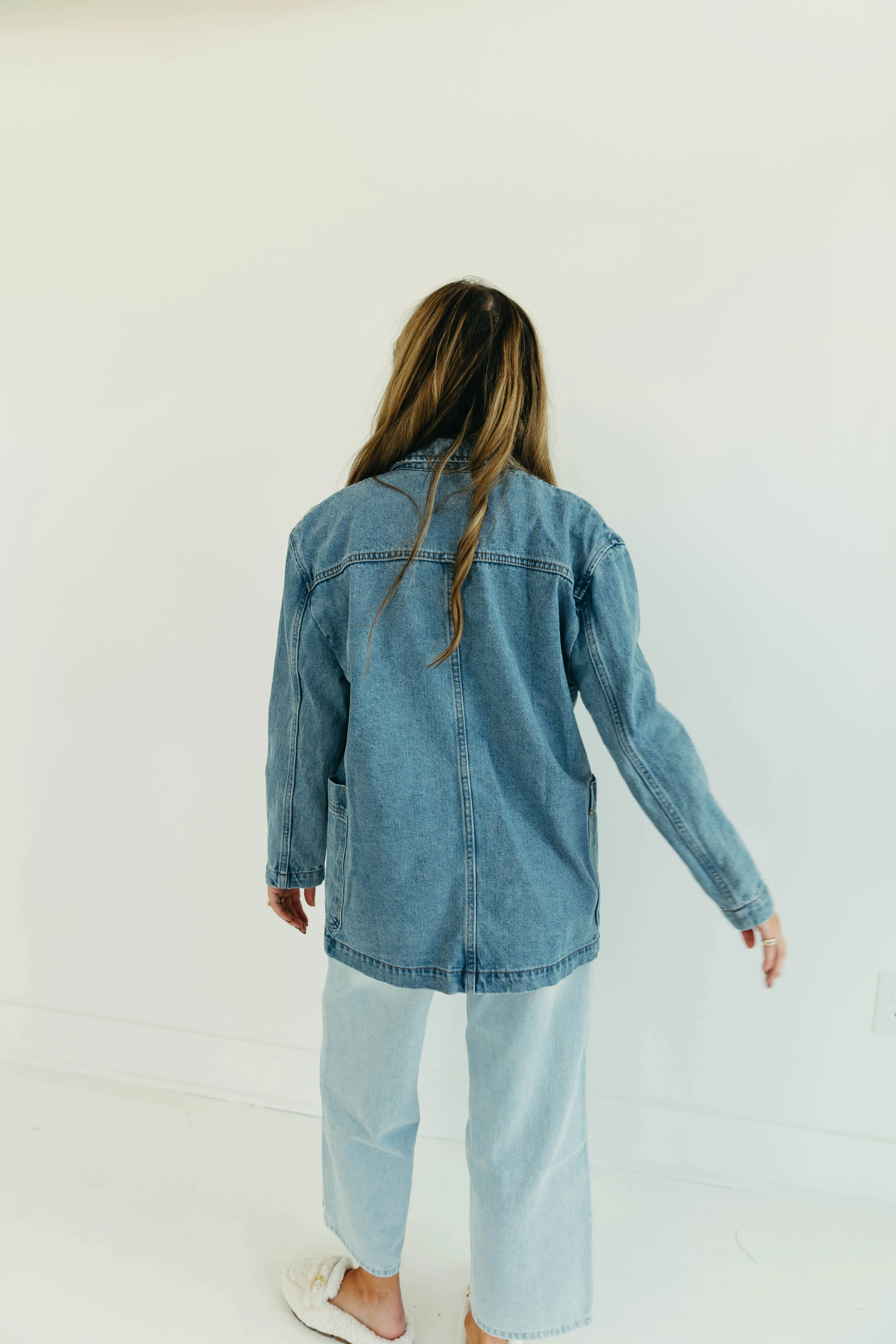 Bryn Denim Blazer - Denim