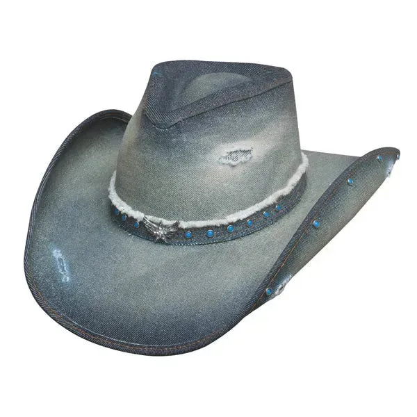 Bullhide Silver Wings - Womens Denim Cowgirl Hat