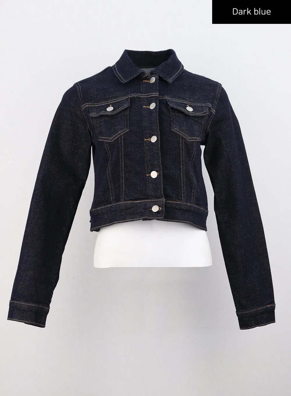 Buttoned Pocket Denim Jacket CS302