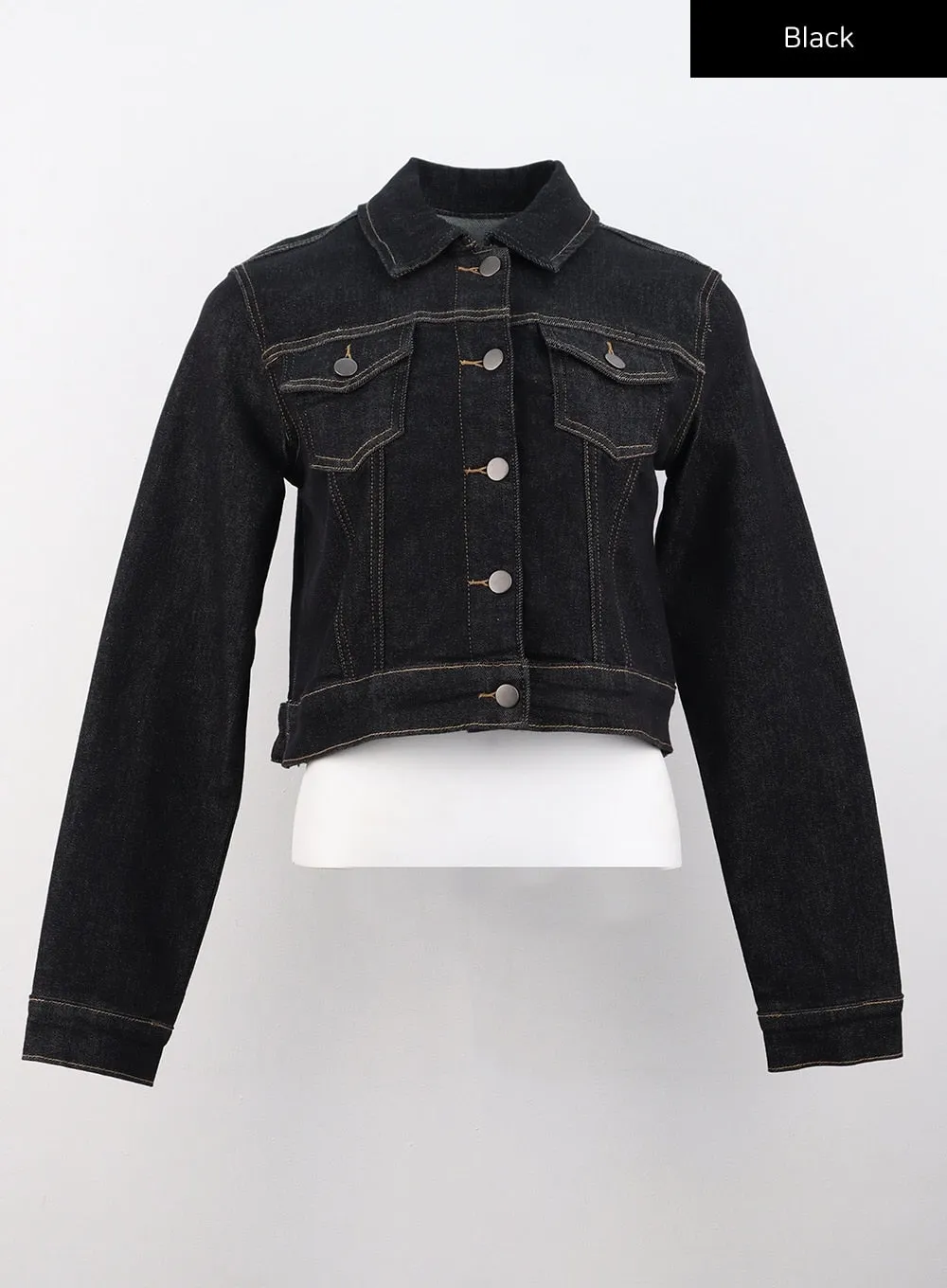 Buttoned Pocket Denim Jacket CS302