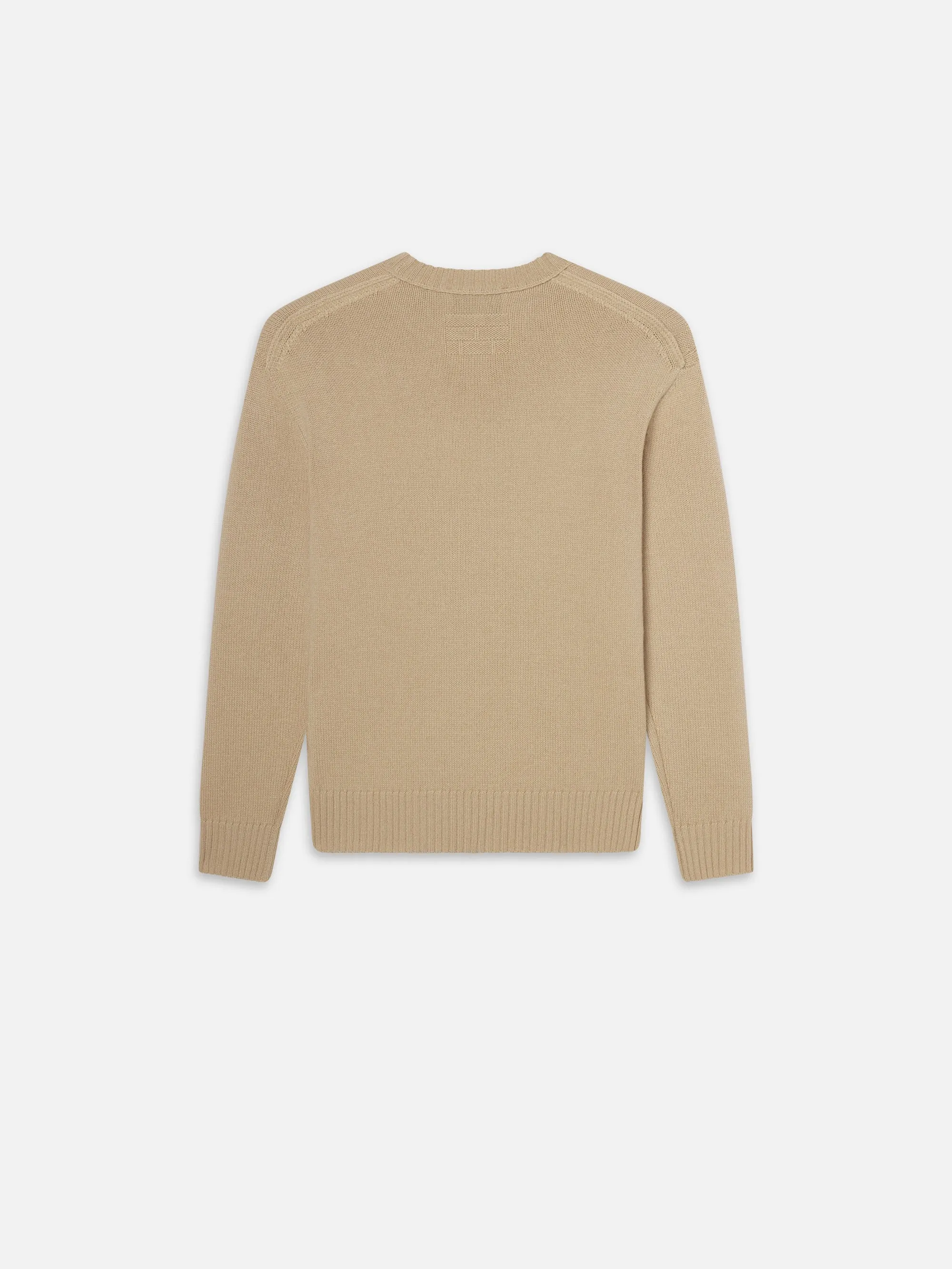 Cashmere Crewneck Sweater -- Sand Beige