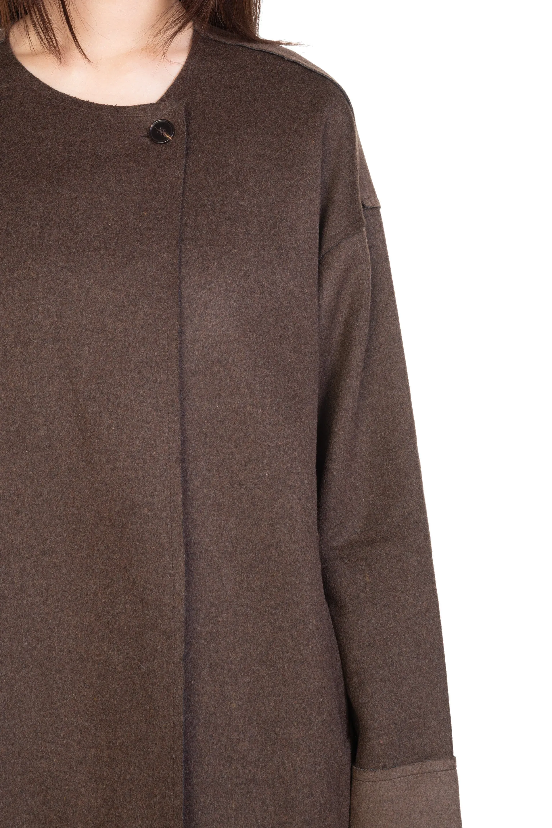 Chestnut Mid-length Jacket