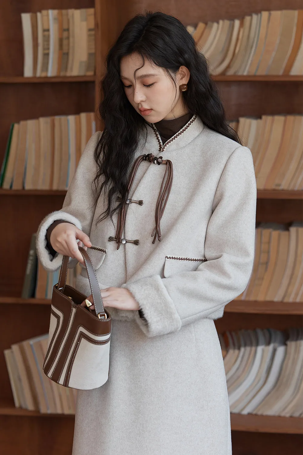 Coat and Skirt Suit Set