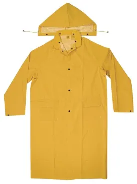 Coat Trench Heavy Pvc 2pc Med