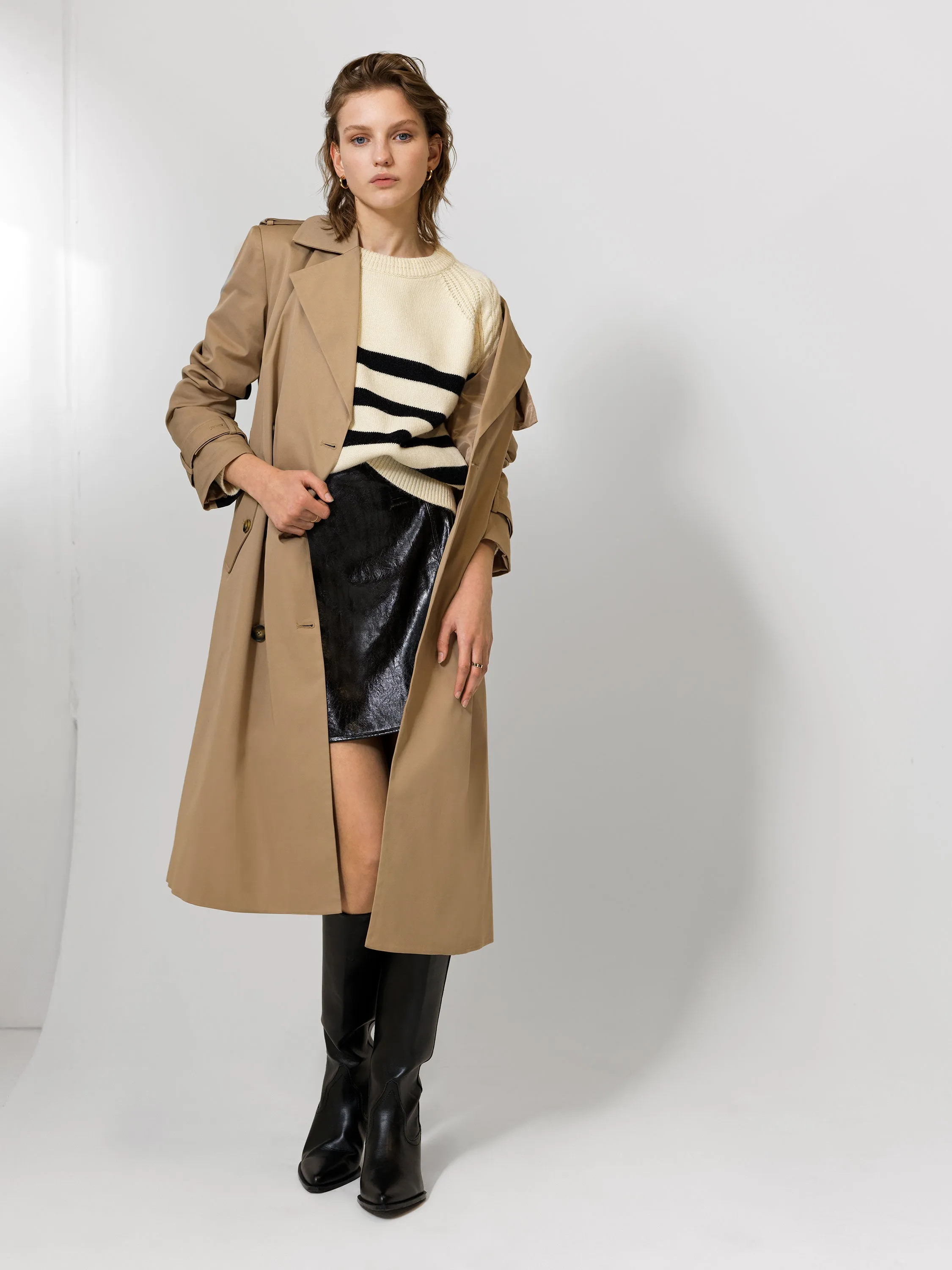 Coco Twill Trench Coat