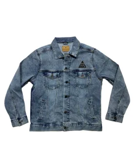 Cool Moms Club Denim Jacket - Washed Blue