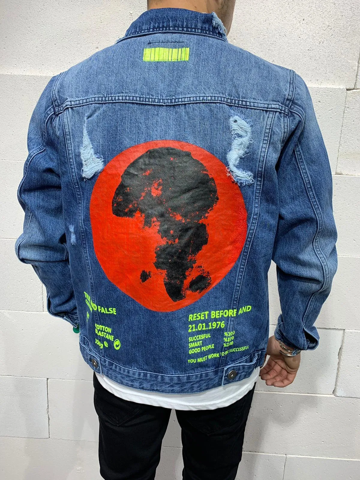 Denim Jacket Back Print