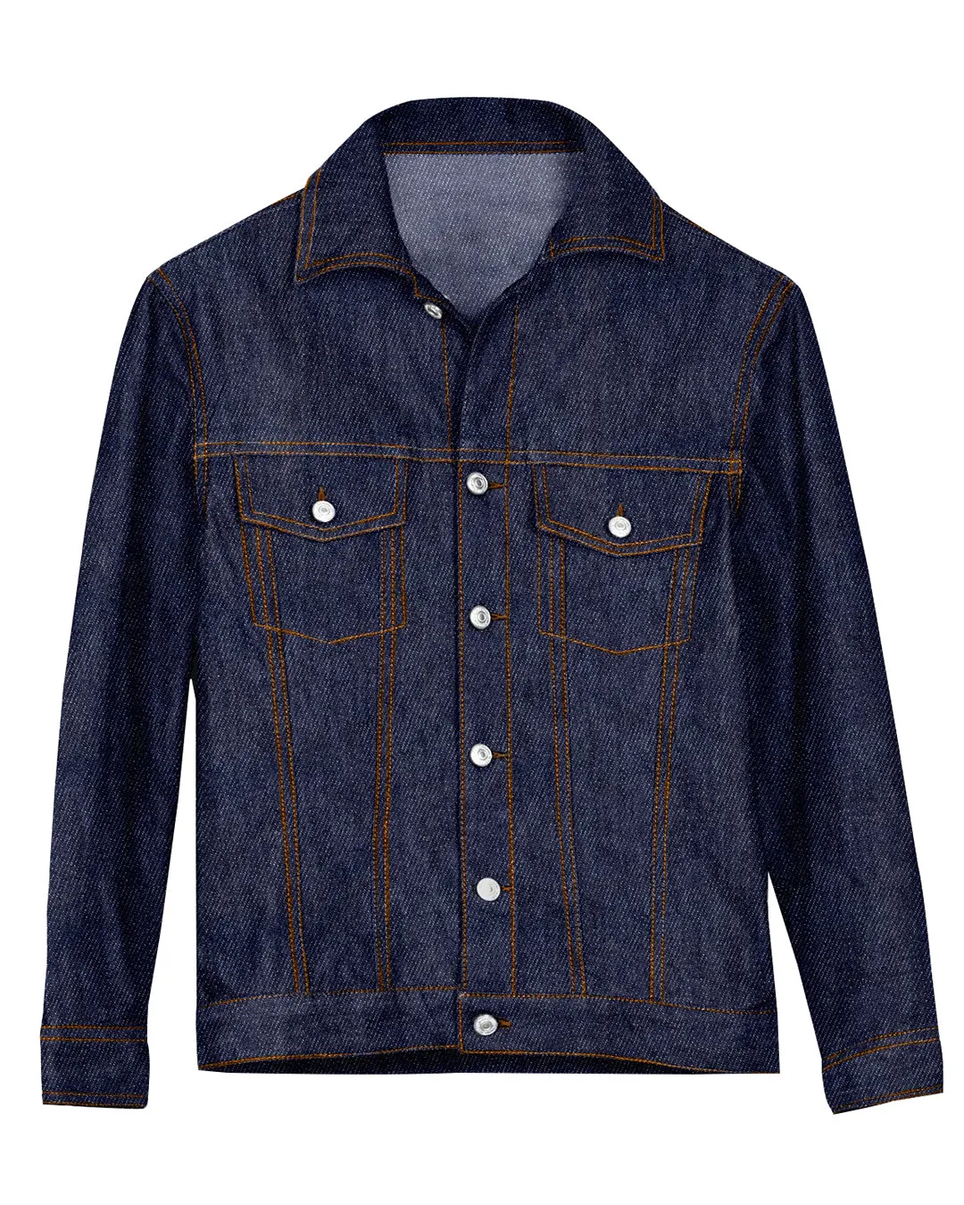 Denim Jacket in Cool max Denim Blue