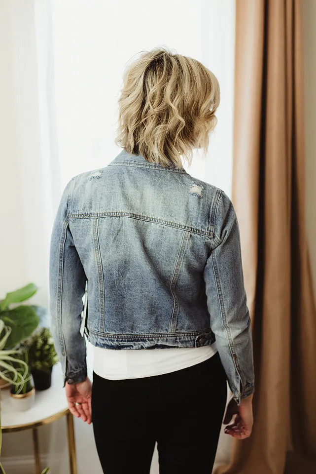 Distressed Denim Jacket