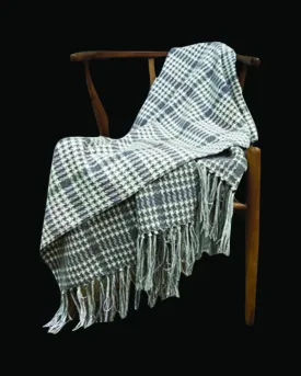 Eames Beautiful White Grey Throw & Blanket