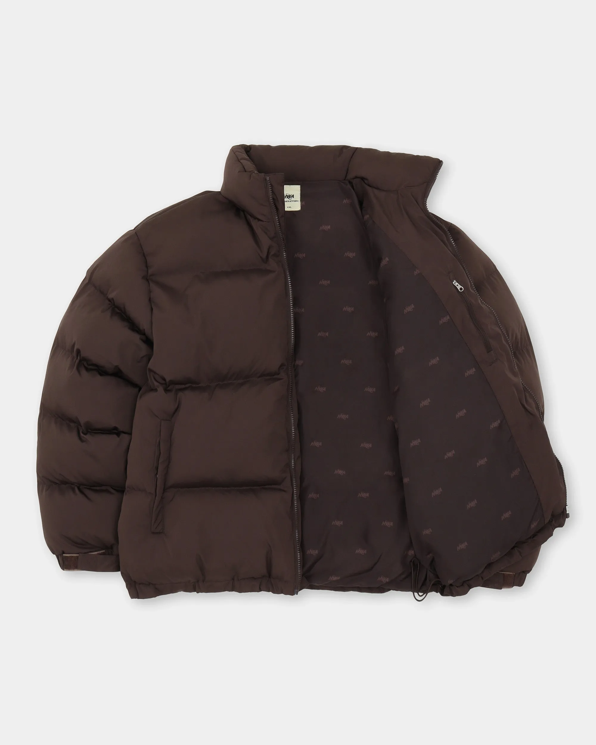 Essential Puffer jacket - Chocolate