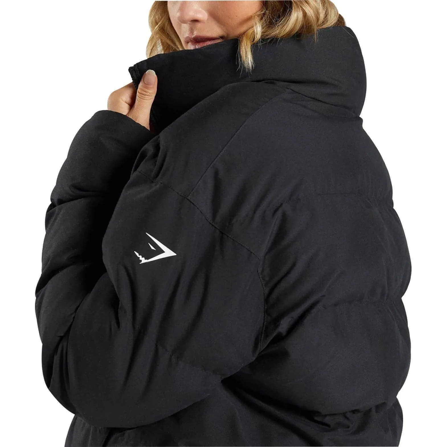 Gymshark Womens Puffer Jacket - Black