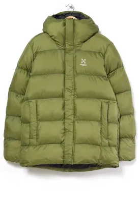 Haglöfs Men's Puffy Mimic Hooded Jacket - Olive Green