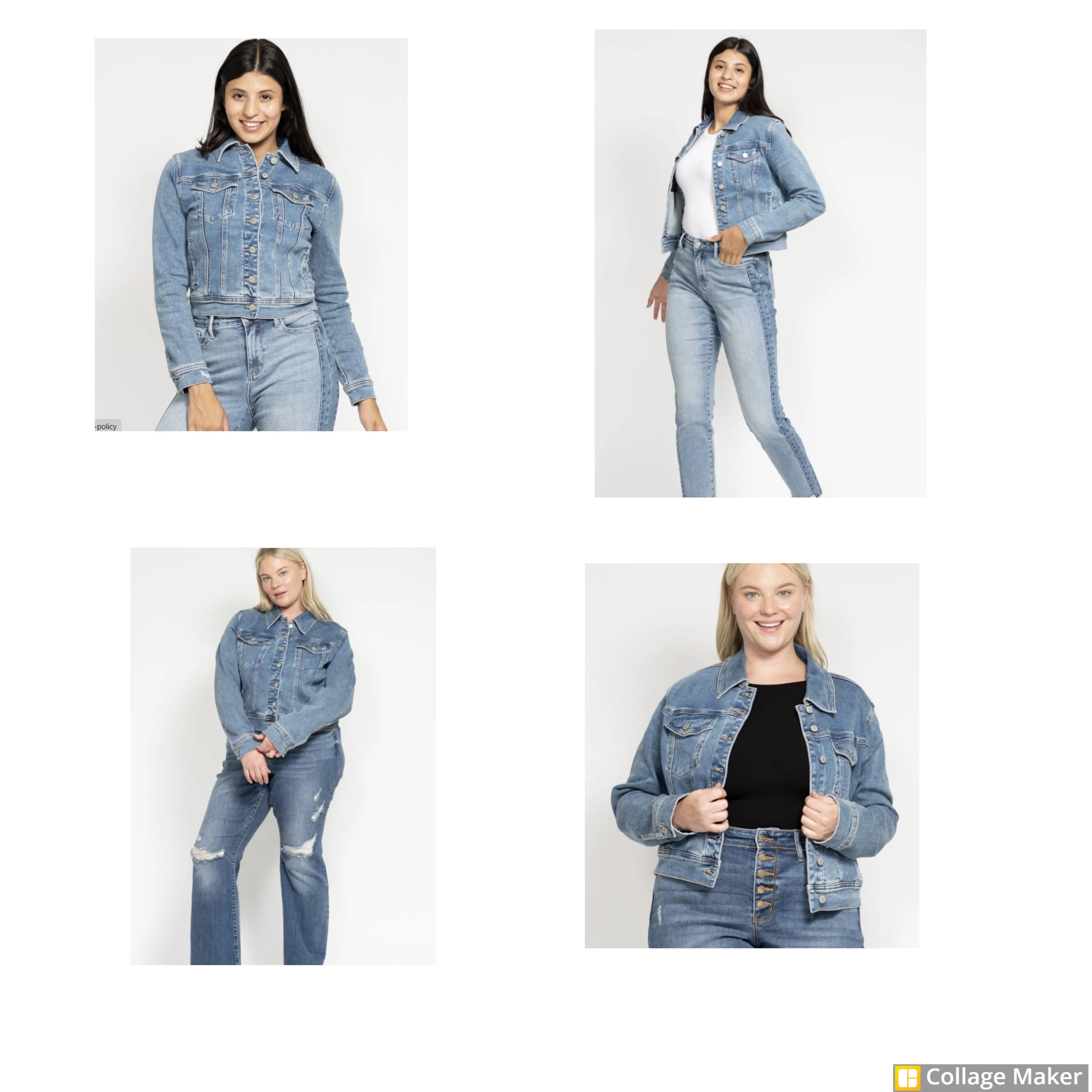 Judy Blue Denim Jacket - #7725-7730