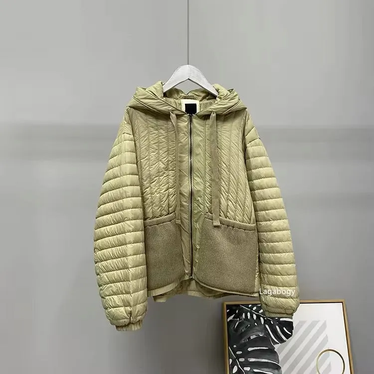 Lightweight Autumn Hooded Duck Down Jacket for Women