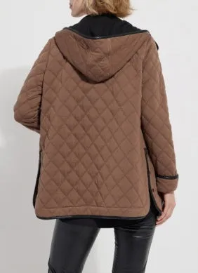 London Quilted Jacket | Cold Chesnut