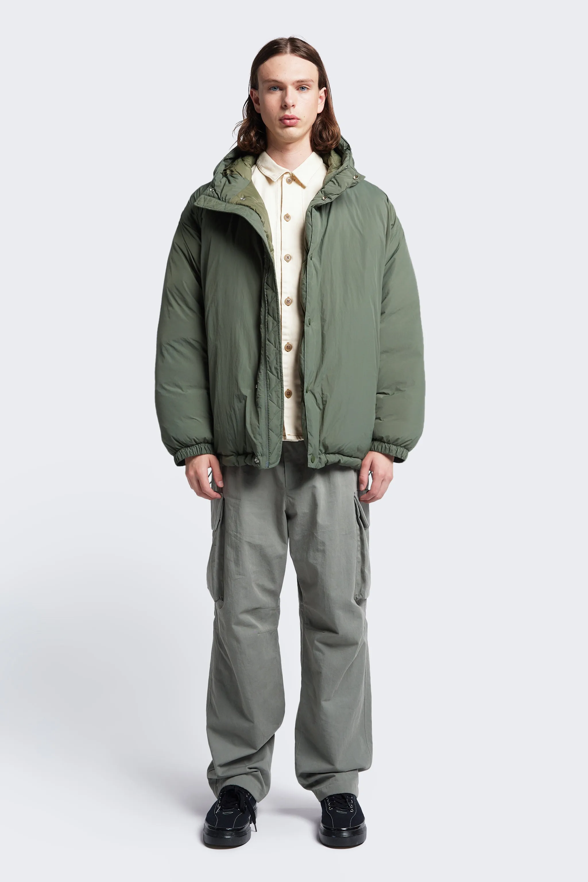 Majority Quilted Jacket Olive