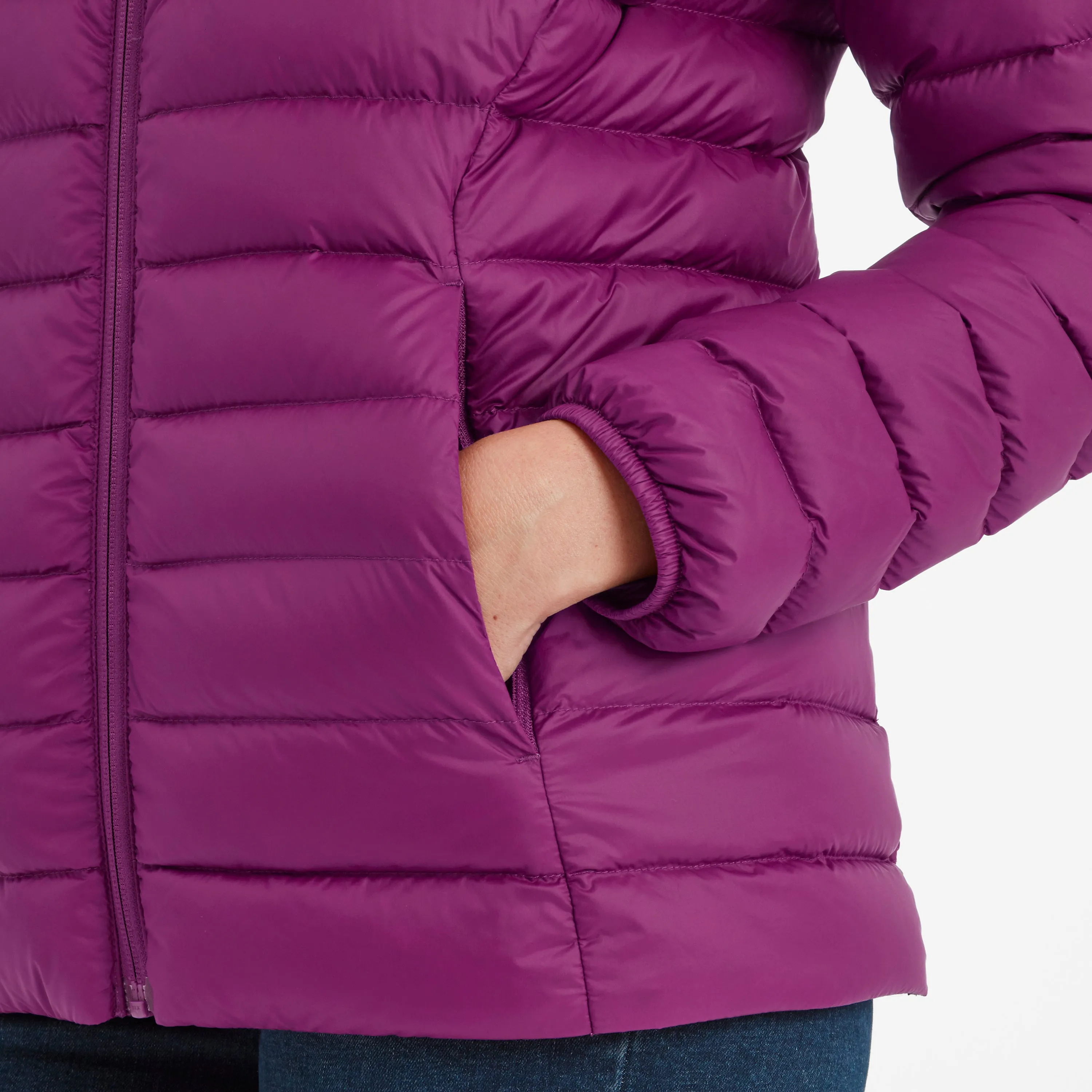 North RDS Womens Hooded Jacket - Purple Berry