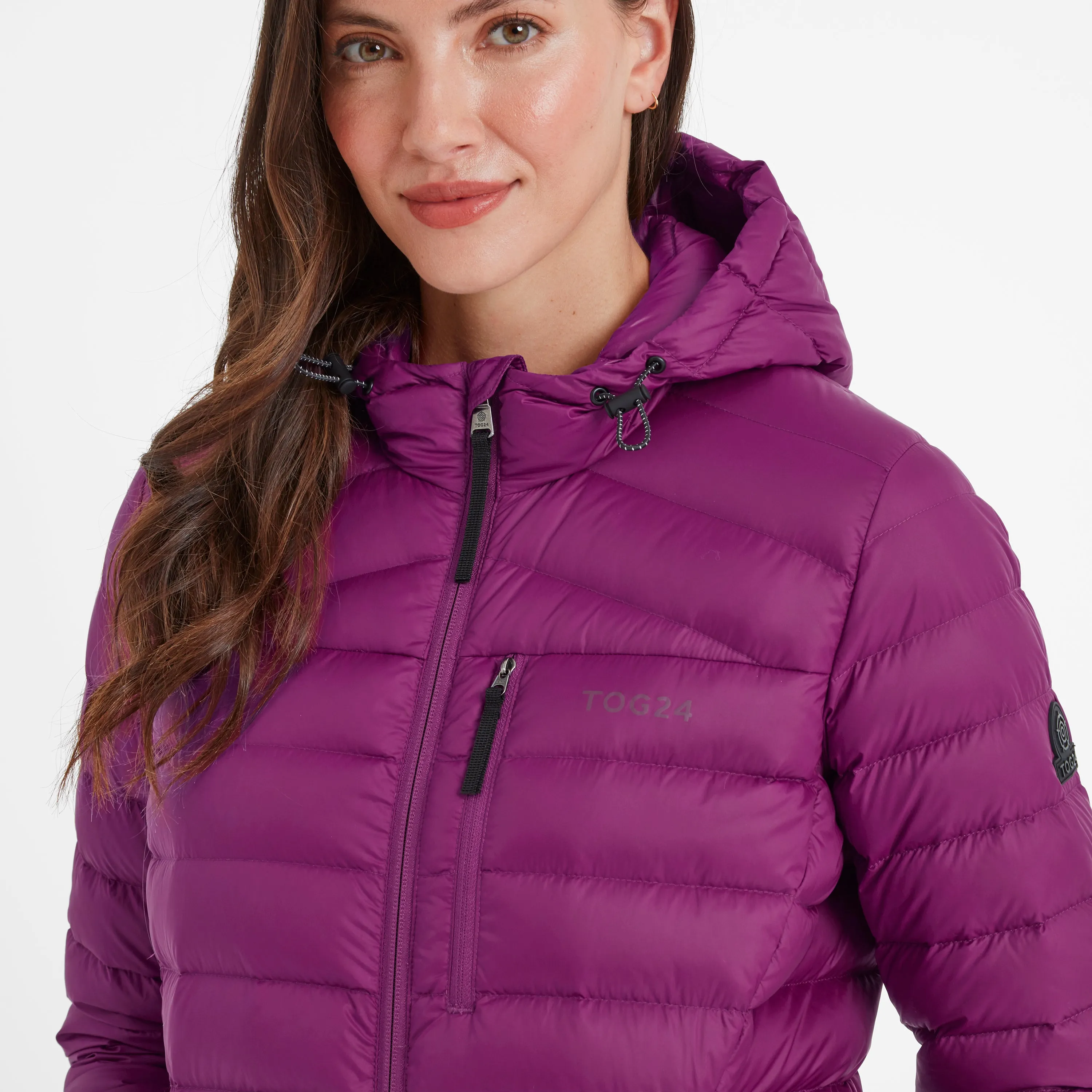 North RDS Womens Hooded Jacket - Purple Berry