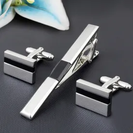 Peluche Debonair Cufflinks and Tie Pin Set