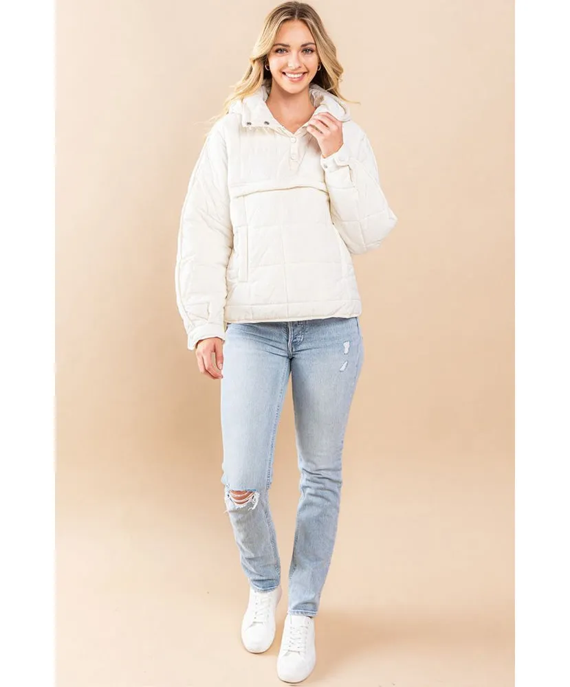 Quinn Quilted Hooded Jacket