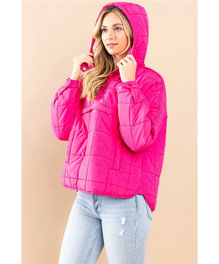 Quinn Quilted Hooded Jacket