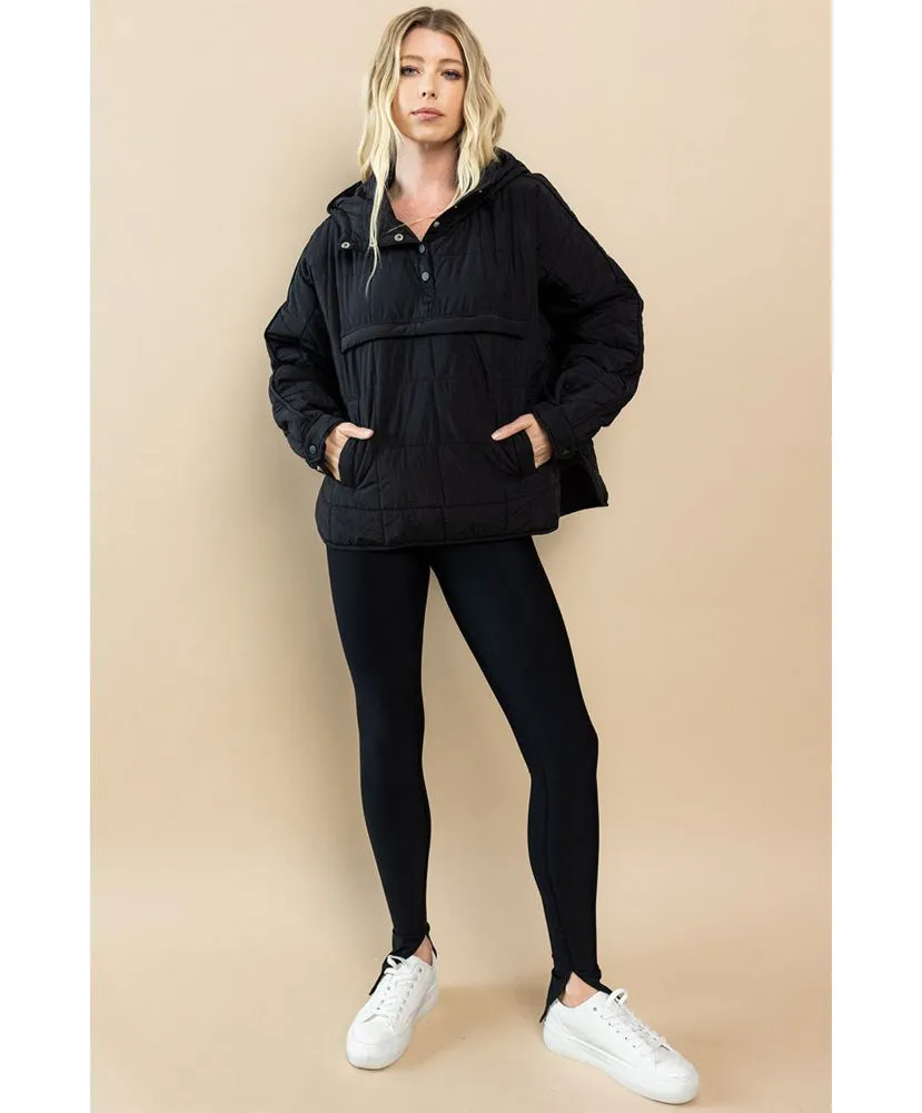 Quinn Quilted Hooded Jacket