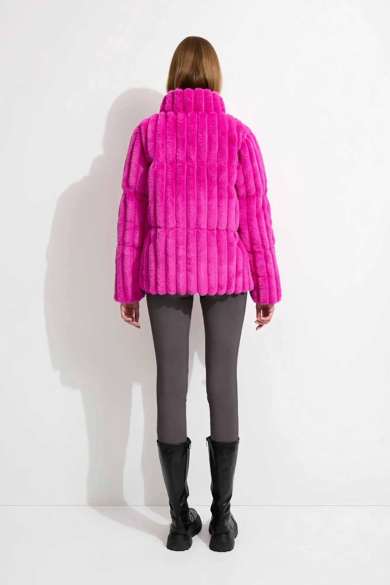 Recurrence Puffer Jacket | Fuchsia