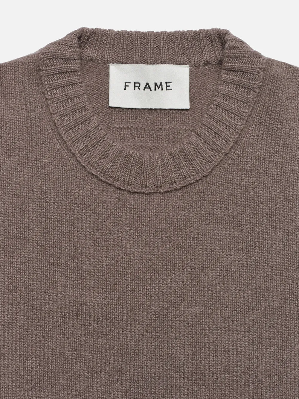 The Cashmere Crewneck Sweater -- Dry Rose