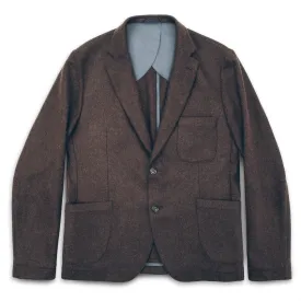 The Telegraph Jacket in Chocolate Wool