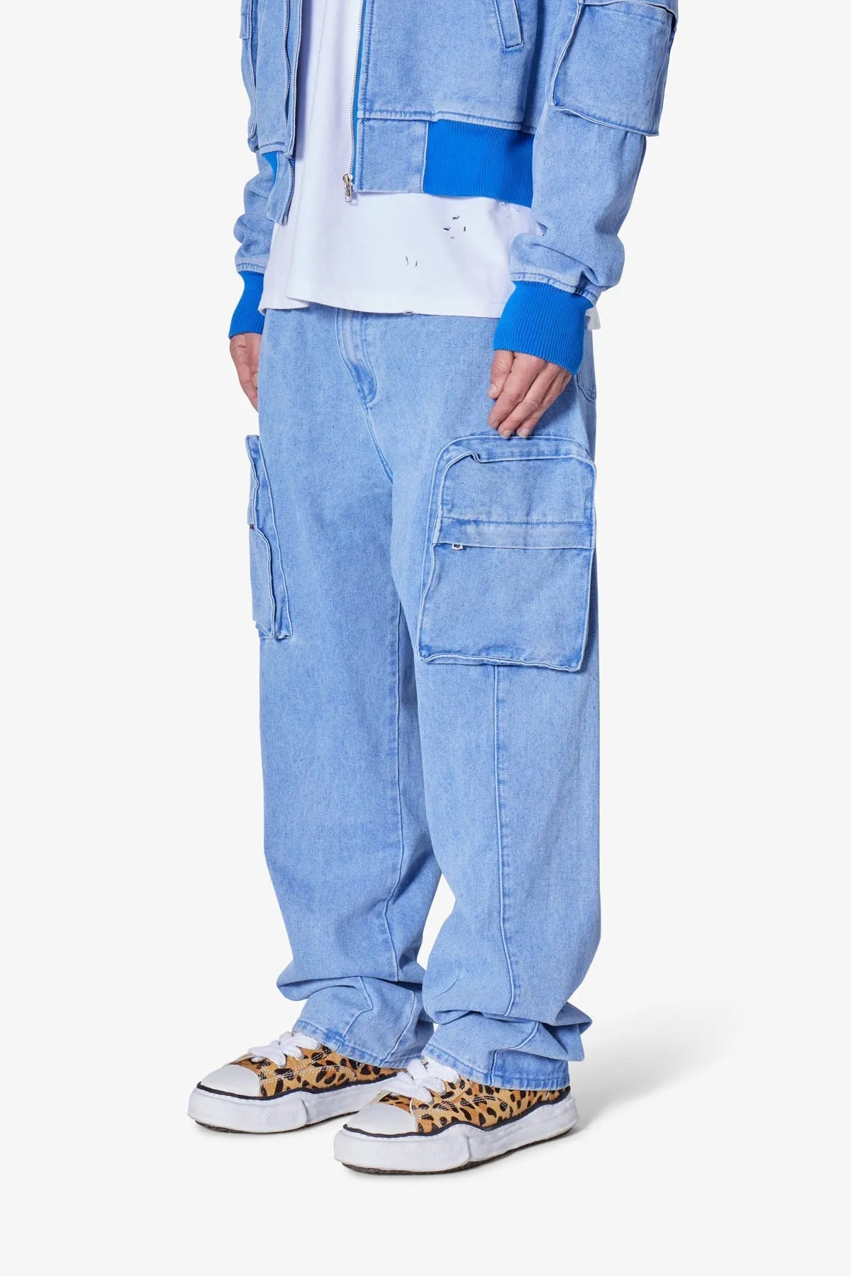 Ultra Baggy Feeling Blue Denim - Blue