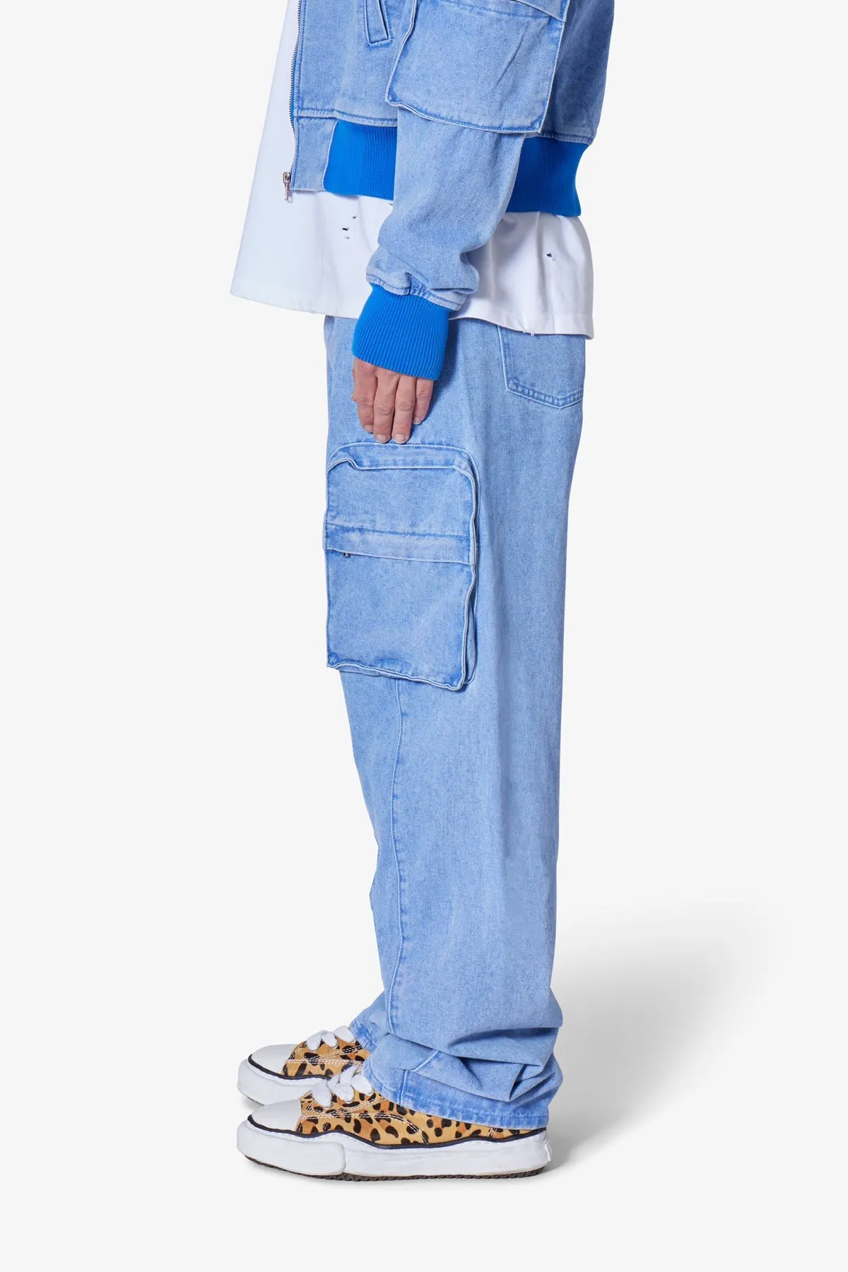 Ultra Baggy Feeling Blue Denim - Blue