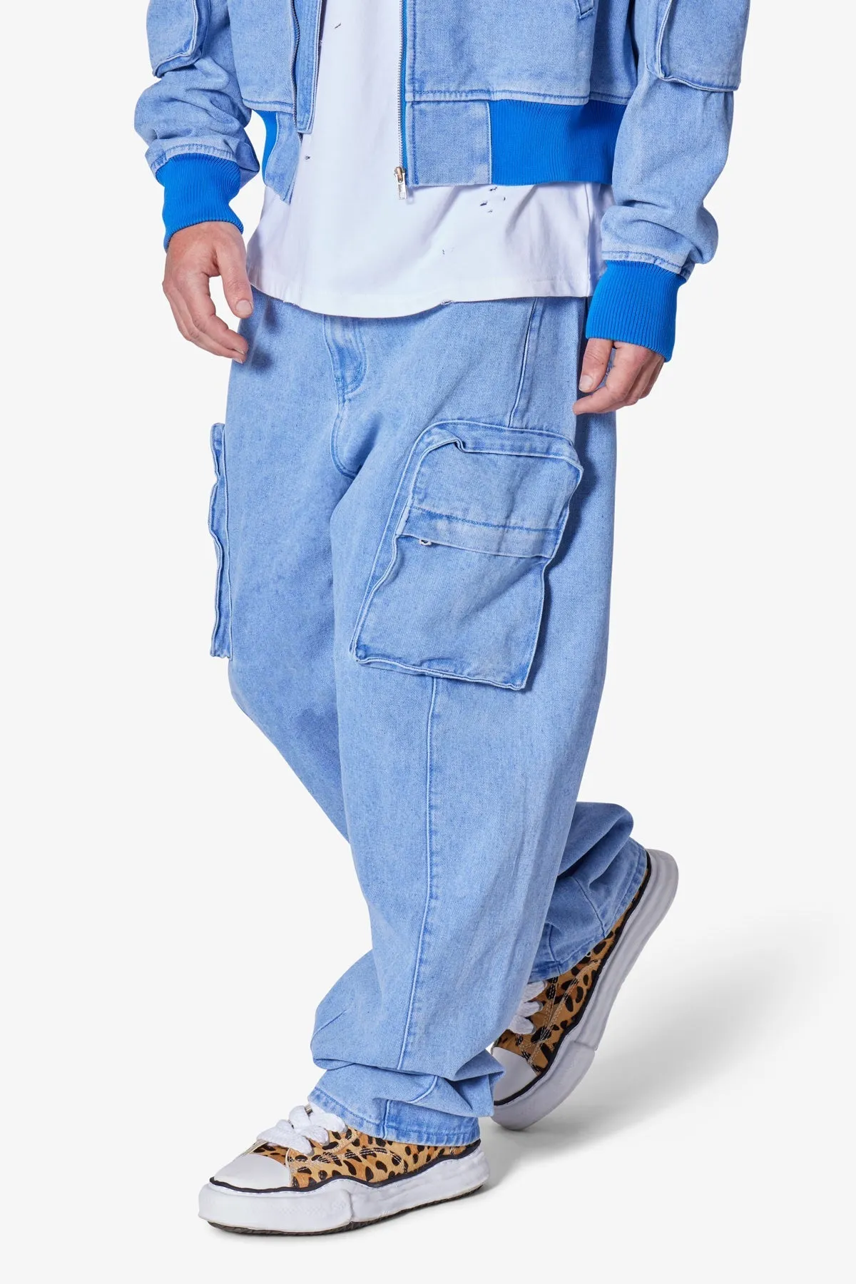 Ultra Baggy Feeling Blue Denim - Blue