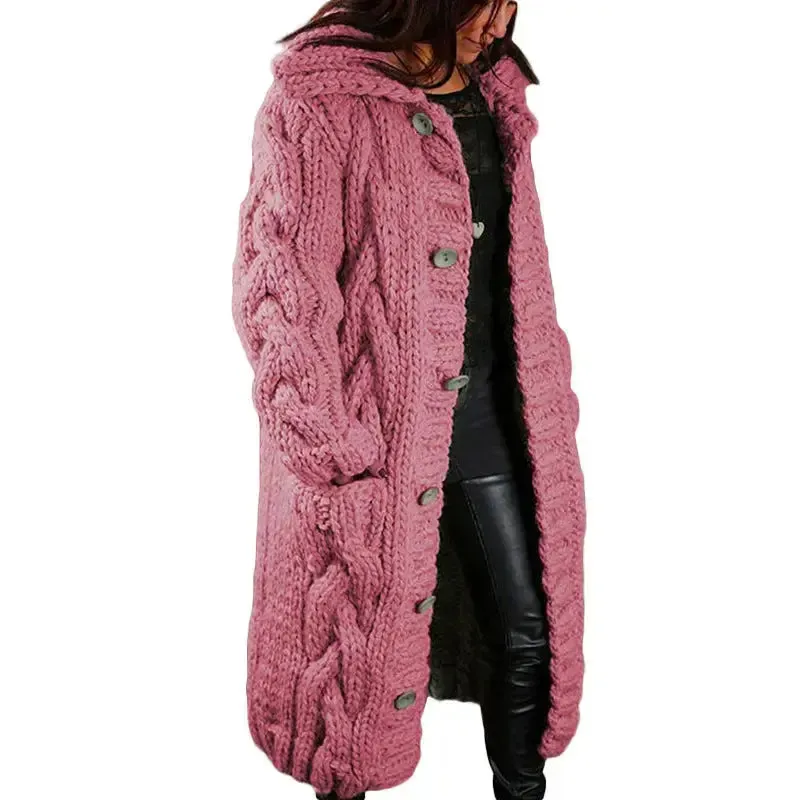 Women's Plus Size Cardigan Coat