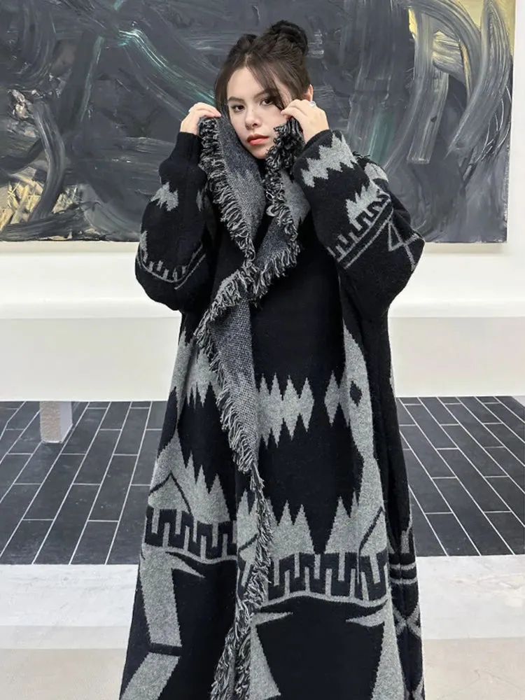 Women's Truly Oversized Thick Knitted Coat